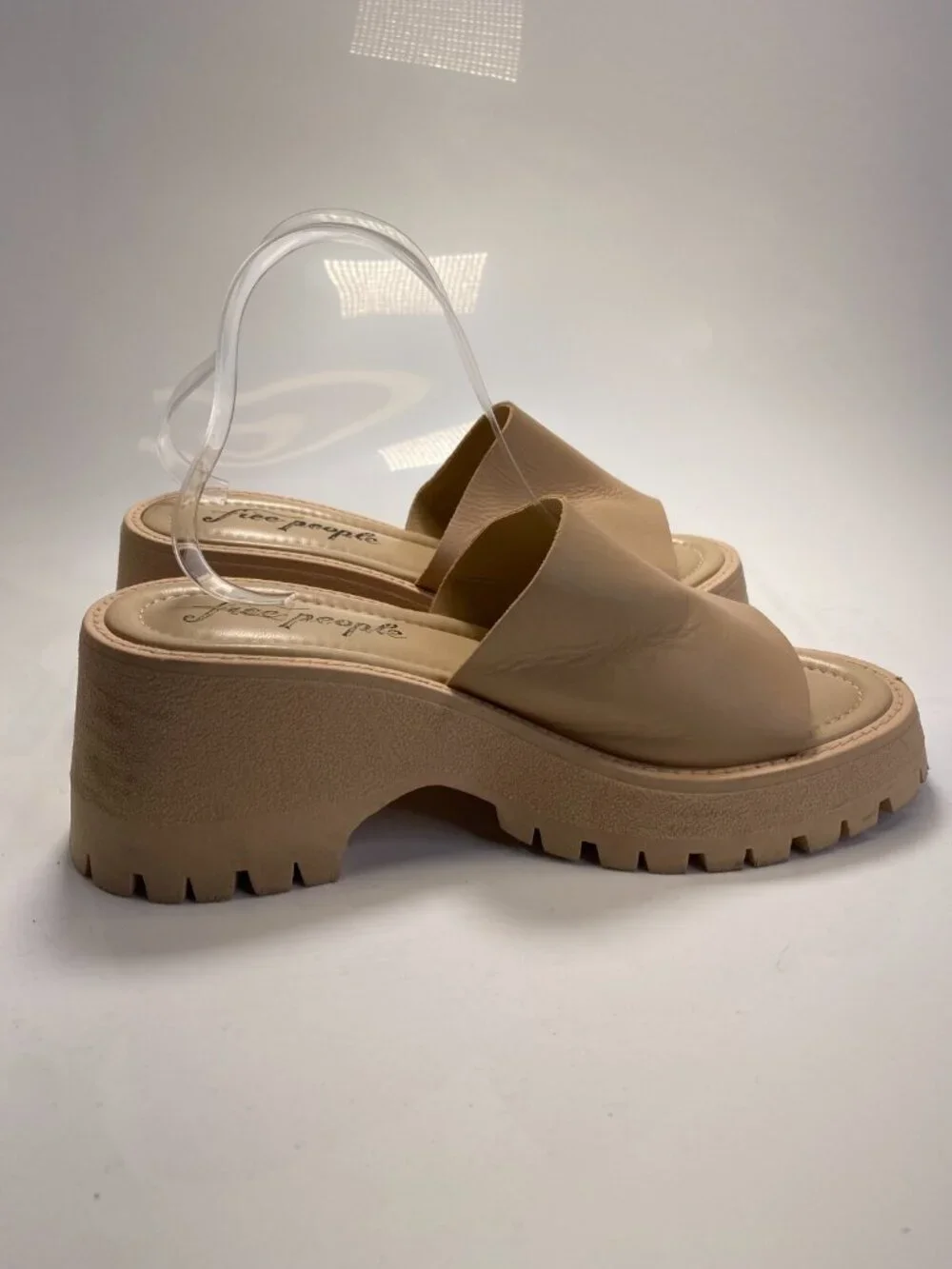 Free People Women's Winona Nude Wedge Sz 40/ 11